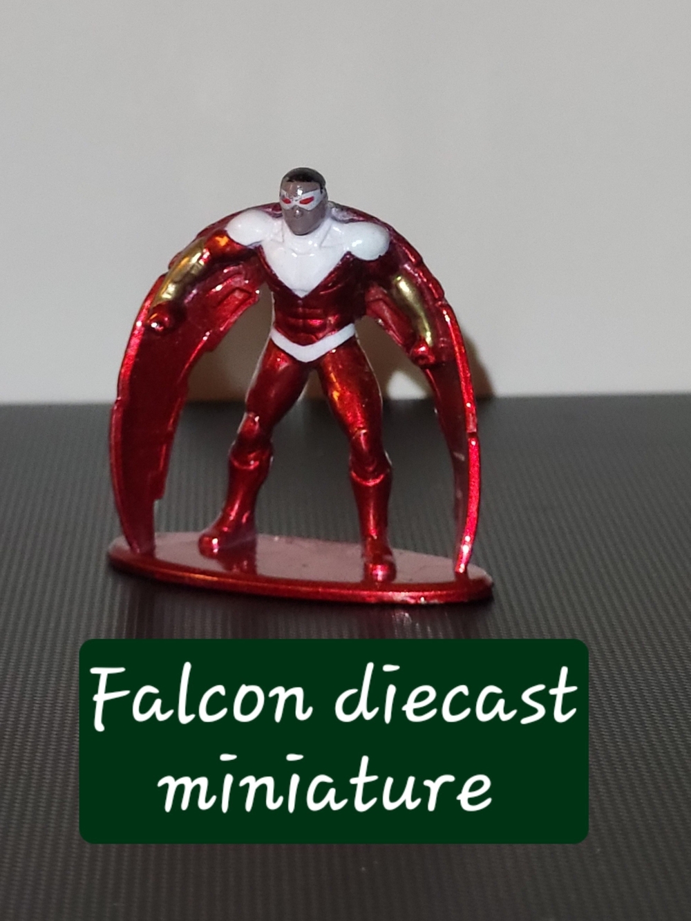 Falcon Diecast Miniature Figure - Red and White